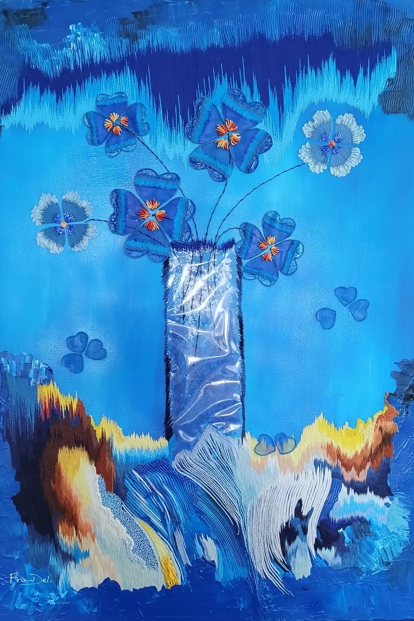 Bouquet bleu